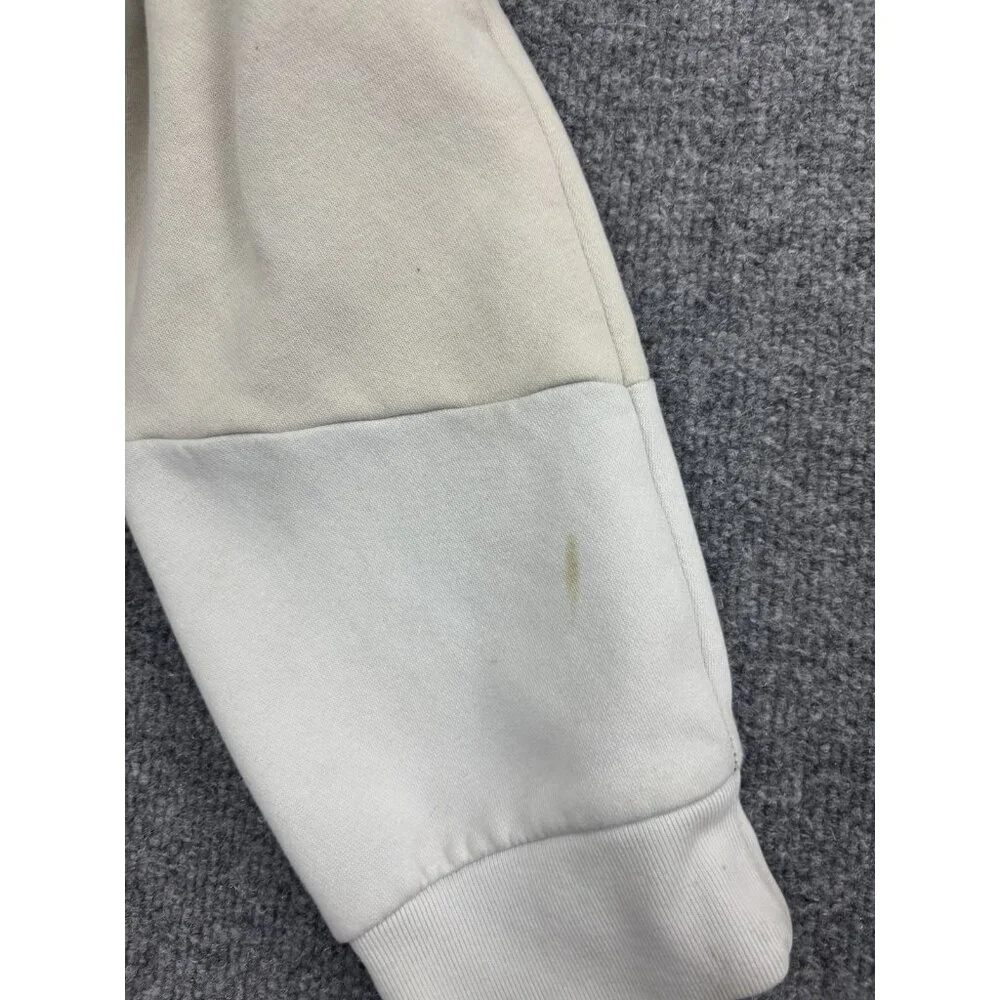 Adidas Sweatpants Mens Medium Black Fleece Joggers Side Stripe Colorblock Logo - Picture 6 of 10